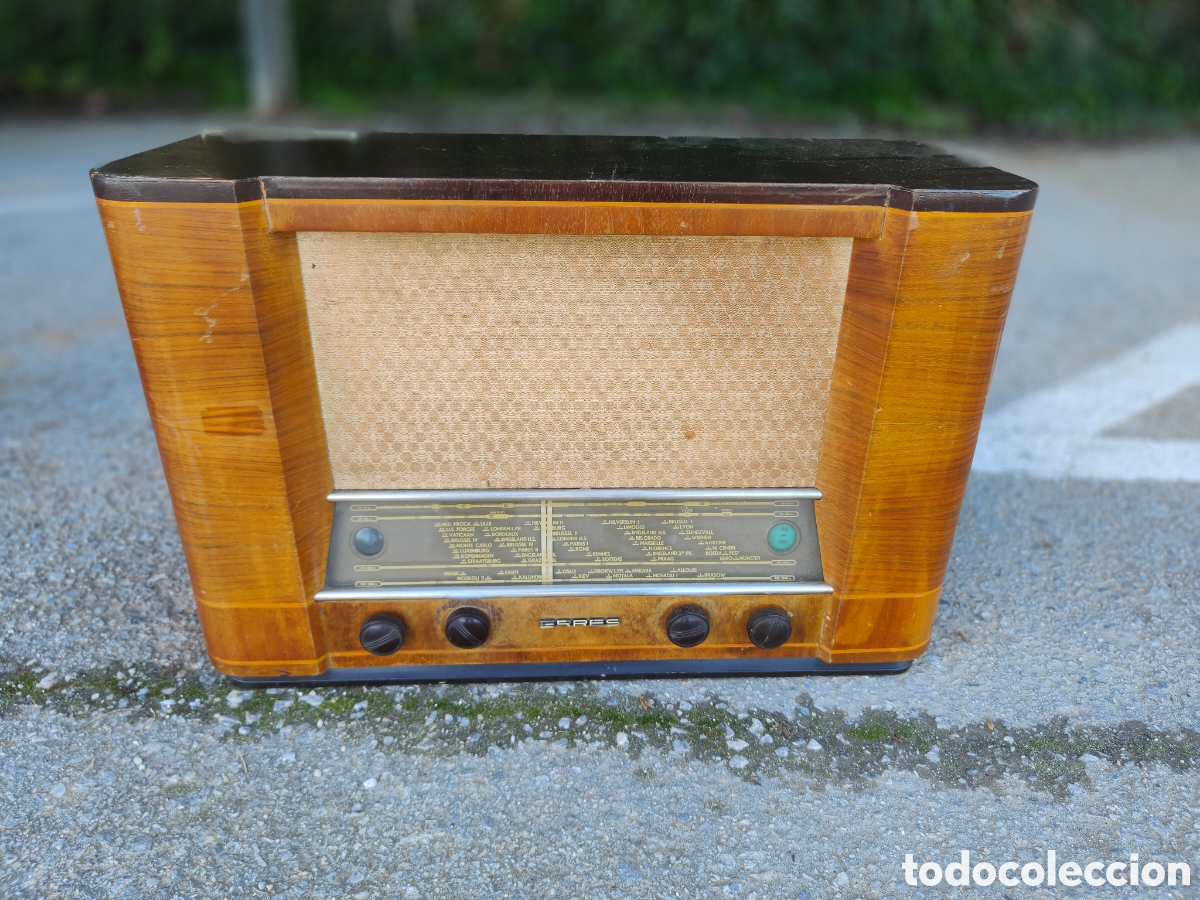 Radios de v&aacute;lvulas: RADIO A V&Aacute;LVULAS MARCA ERRES KY508 FUNCIONANDO - Foto 1
