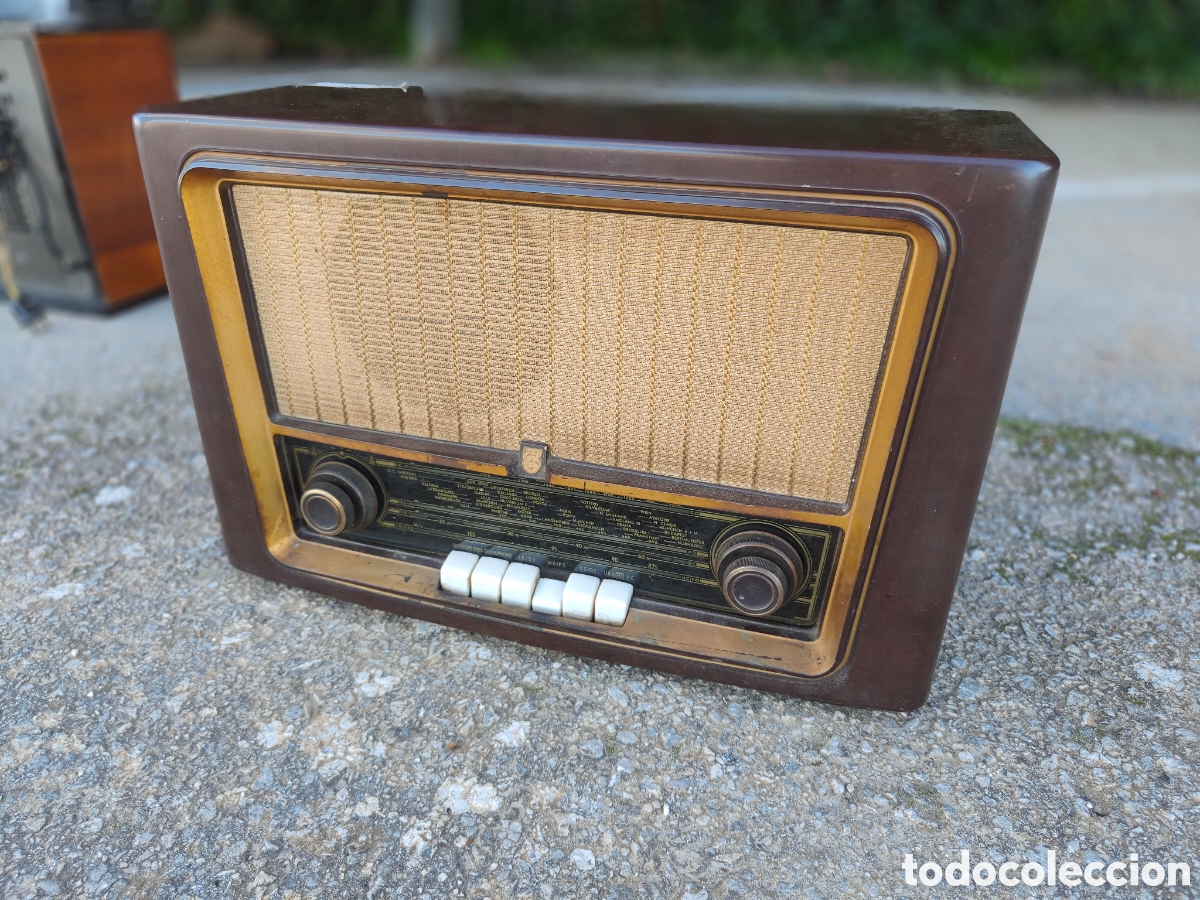 Radios de v&aacute;lvulas: RADIO PHILIPS A V&Aacute;LVULAS FUNCIONANDO - Foto 3