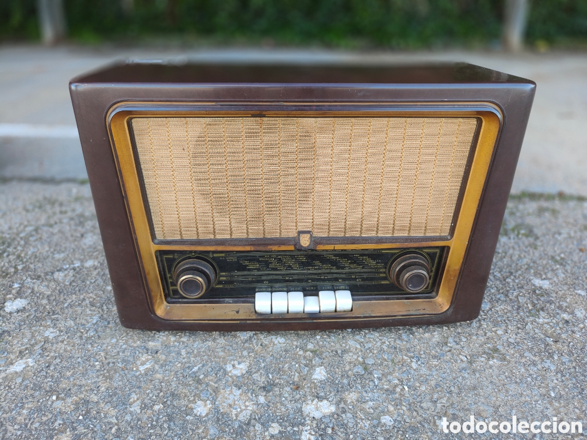Radios de v&aacute;lvulas: RADIO PHILIPS A V&Aacute;LVULAS FUNCIONANDO - Foto 1