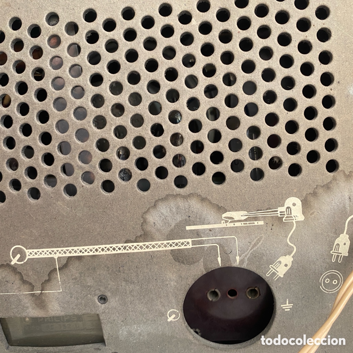 Radios de v&aacute;lvulas: Radio antigua Philips Be-352-U - Foto 11
