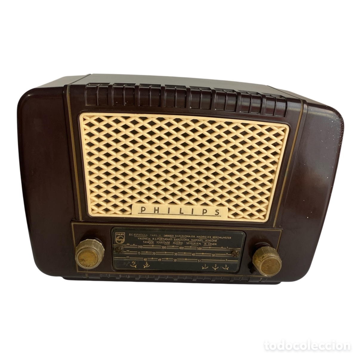 Radios de v&aacute;lvulas: Radio antigua Philips Be-352-U - Foto 1