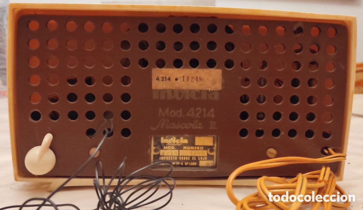 Radios de v&aacute;lvulas: Radio invicta blanca - Foto 4