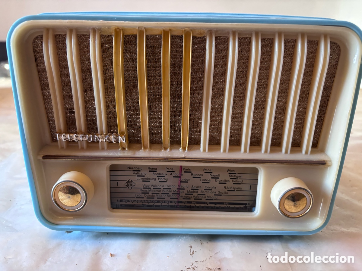 Radios de v&aacute;lvulas: Radio telefunken panchito - Foto 3