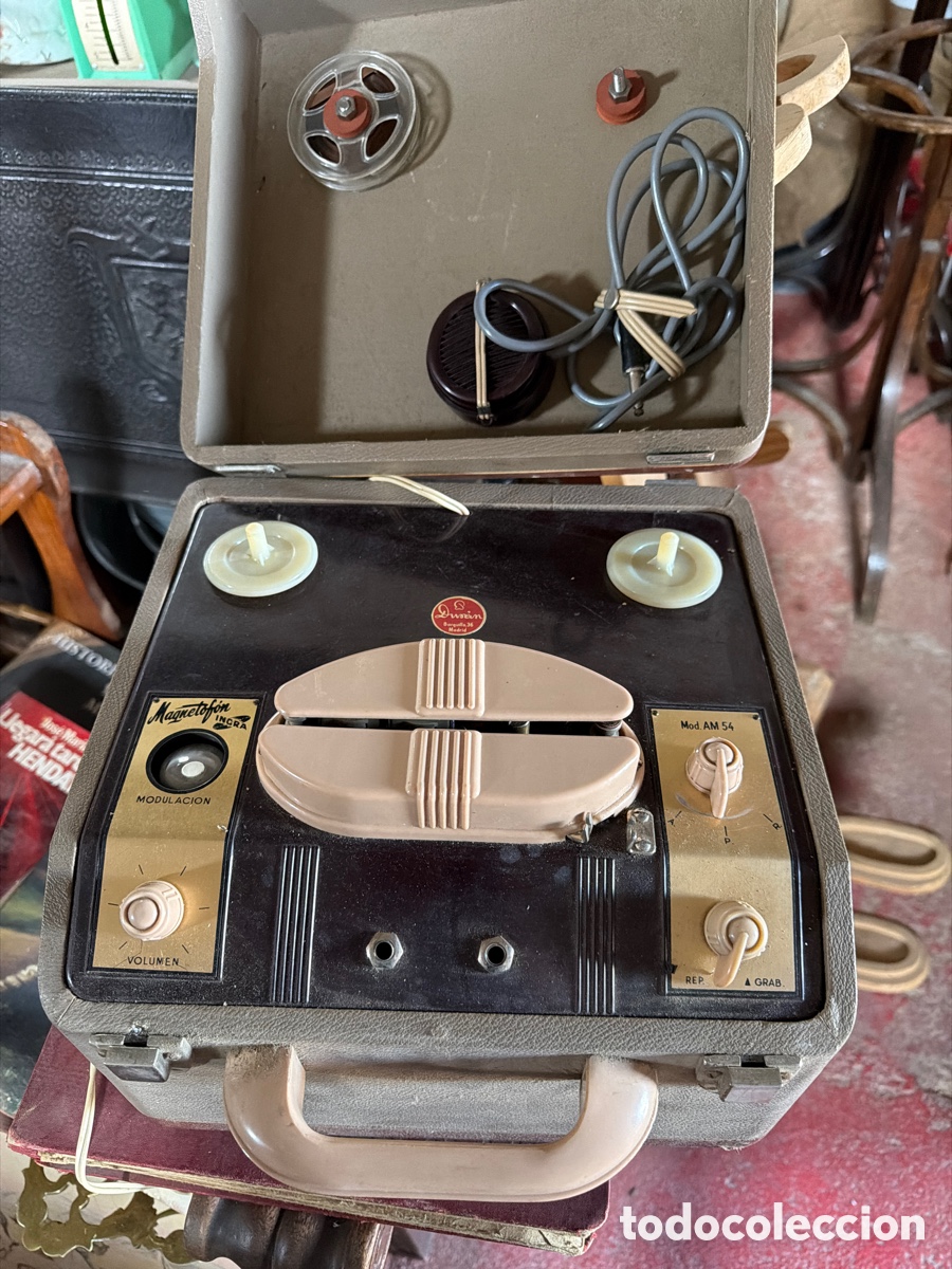 Radios de v&aacute;lvulas: MAGNETOFON DE VALVULAS MARCA INGRA - Foto 2
