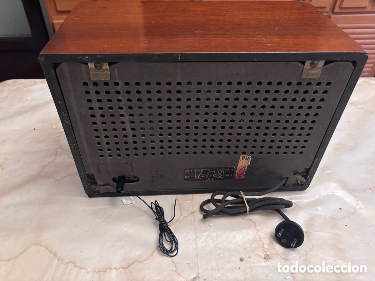 Radios de v&aacute;lvulas: Radio Philips madera - Foto 4
