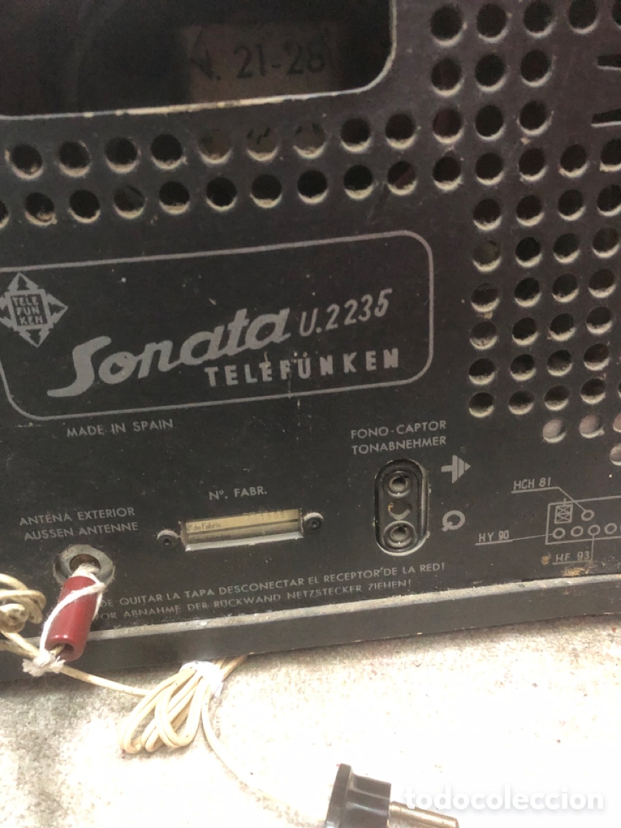 Radios de v&aacute;lvulas: Radio telefunken sonata - Foto 9