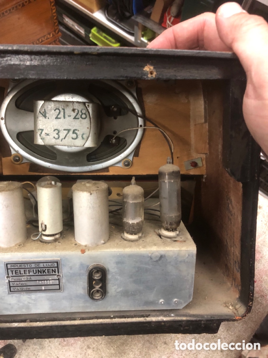 Radios de v&aacute;lvulas: Radio telefunken sonata - Foto 12