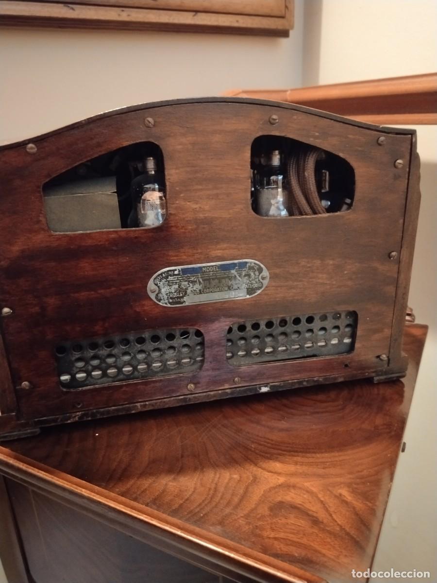 Radios de v&aacute;lvulas: Peque&ntilde;a radio Crosley - Foto 6