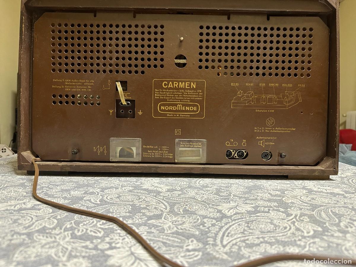 Radios de v&aacute;lvulas: Radio a v&aacute;lvulas Normende Carmen V18 - Foto 6