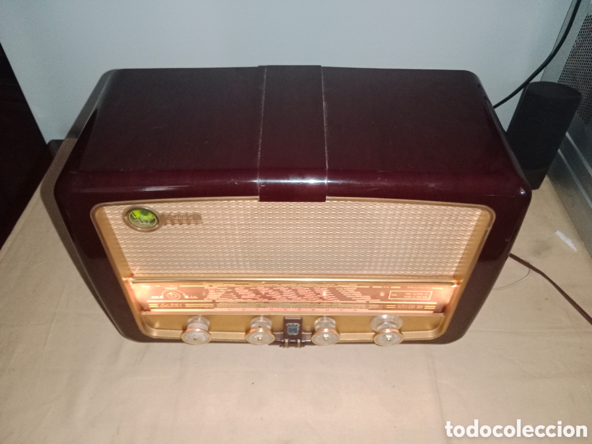 Radios de v&aacute;lvulas: Radiola, Modelo 480A. A&ntilde;o 1953. Funcionando.. - Foto 9