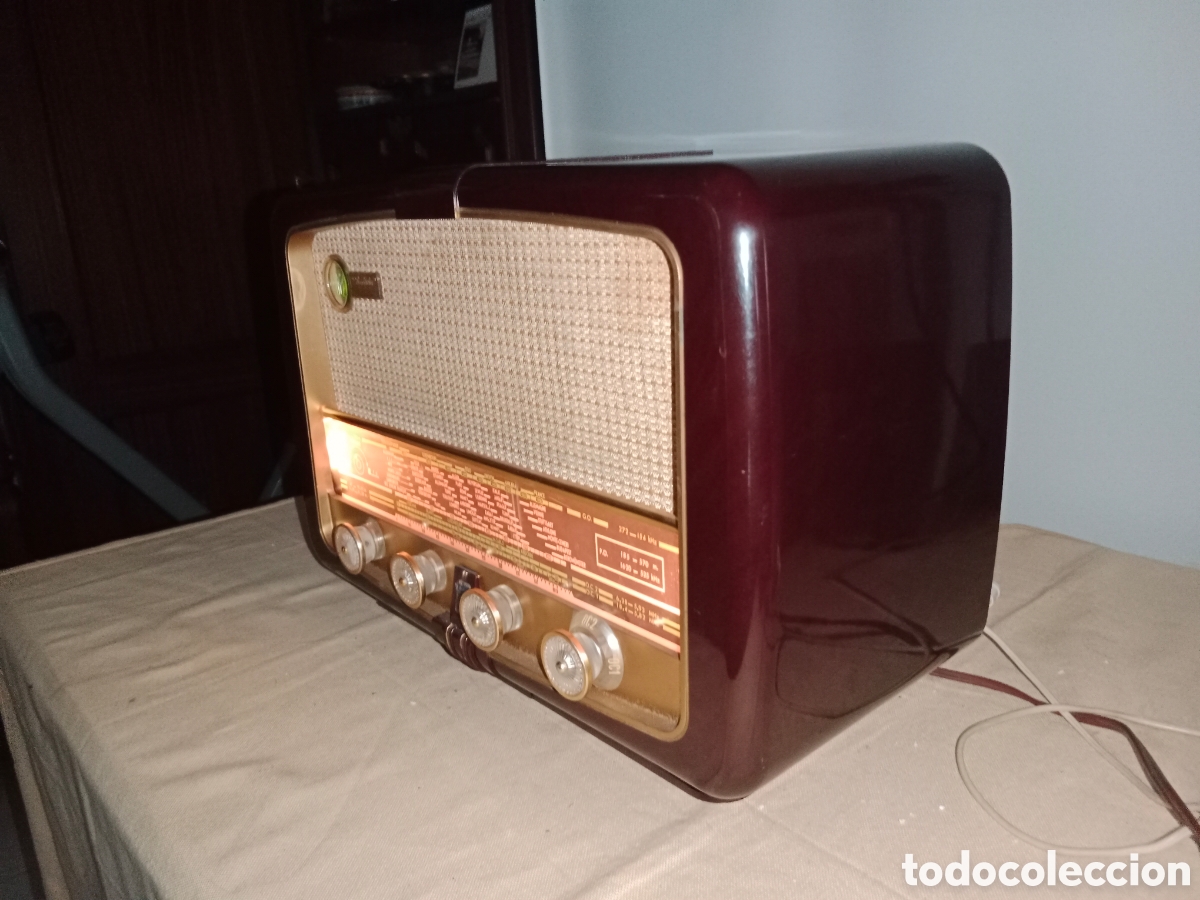 Radios de v&aacute;lvulas: Radiola, Modelo 480A. A&ntilde;o 1953. Funcionando.. - Foto 10