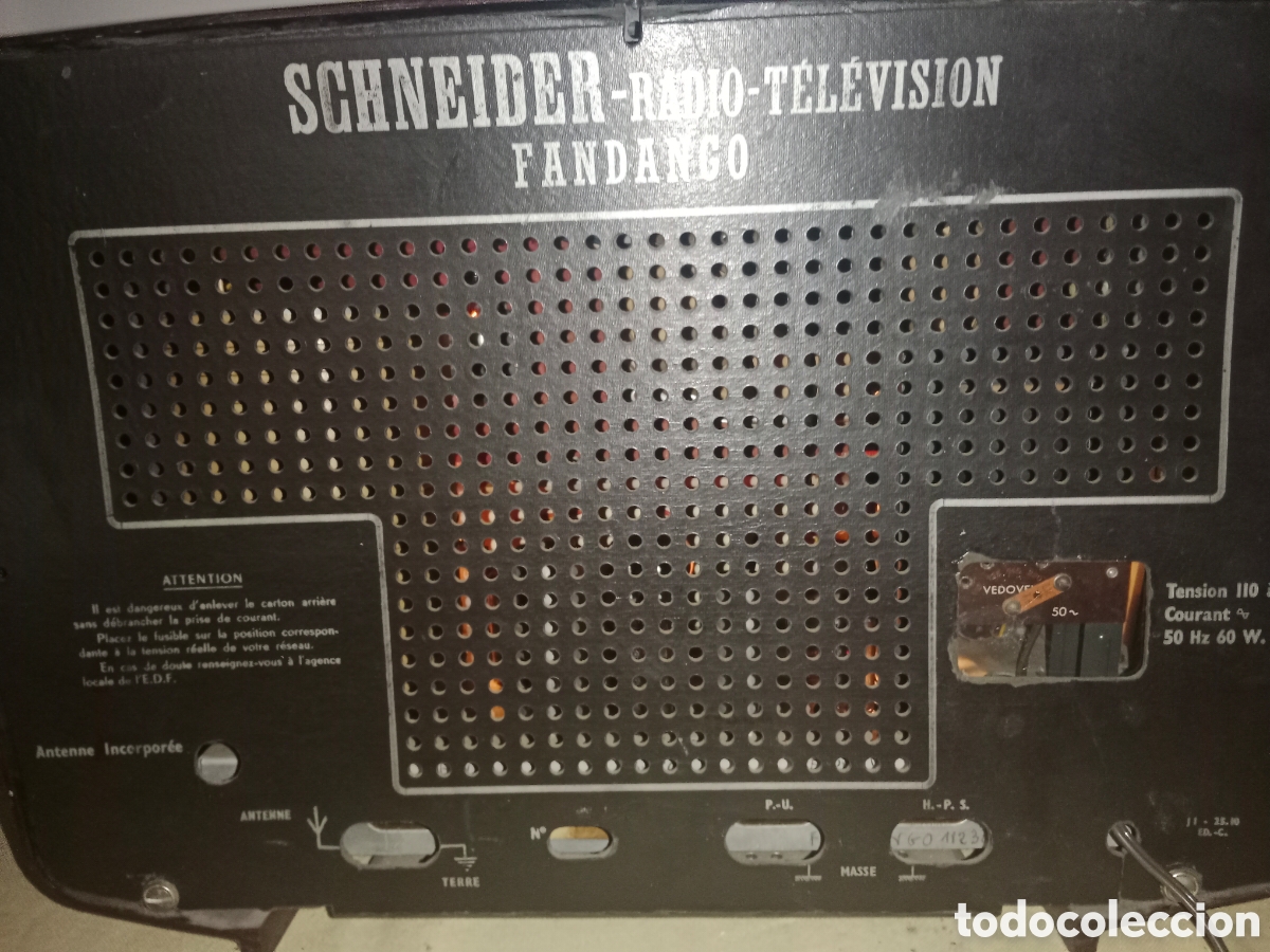 Radios de v&aacute;lvulas: Radio Schneider.Modelo Fandango. Funcionando.. - Foto 21