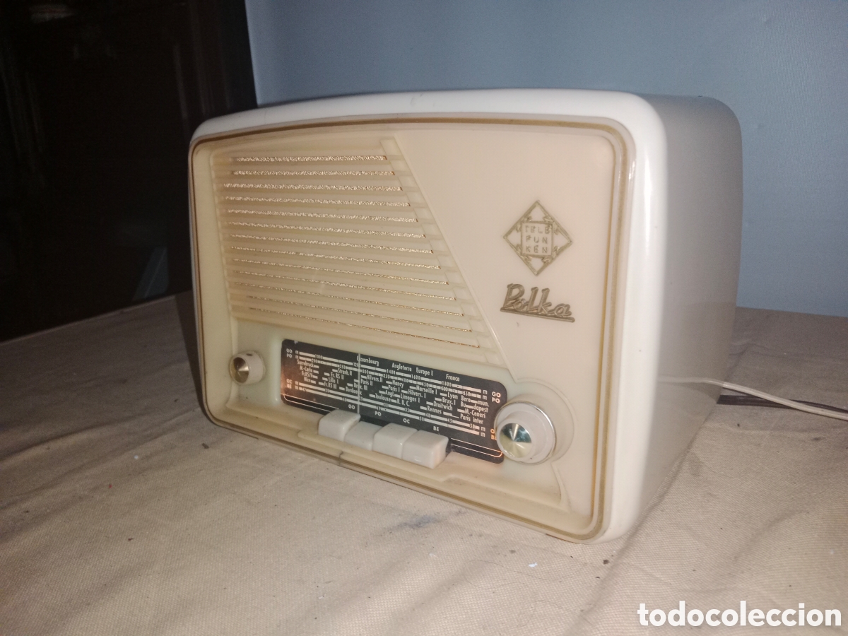 Radios de v&aacute;lvulas: Radio Telefunken.Modelo Polka. Funcionando.. - Foto 4