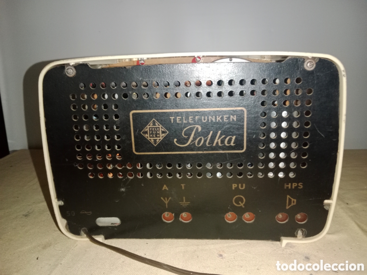 Radios de v&aacute;lvulas: Radio Telefunken.Modelo Polka. Funcionando.. - Foto 17