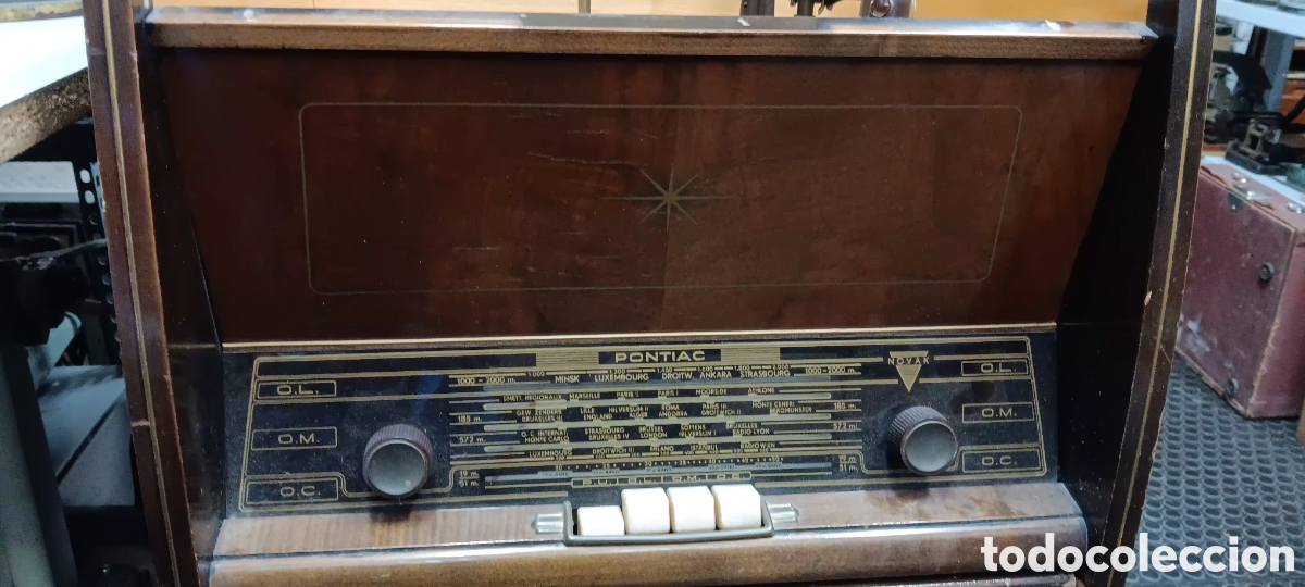 Radios de v&aacute;lvulas: Radio tocadiscos de v&aacute;lvulas Pontiac Novak - Foto 4