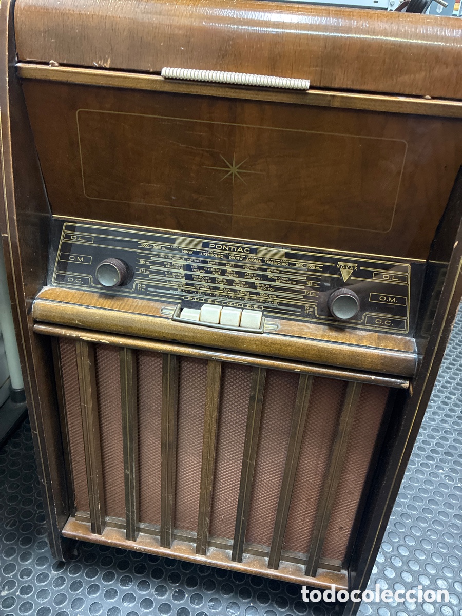 Radios de v&aacute;lvulas: Radio tocadiscos de v&aacute;lvulas Pontiac Novak - Foto 5