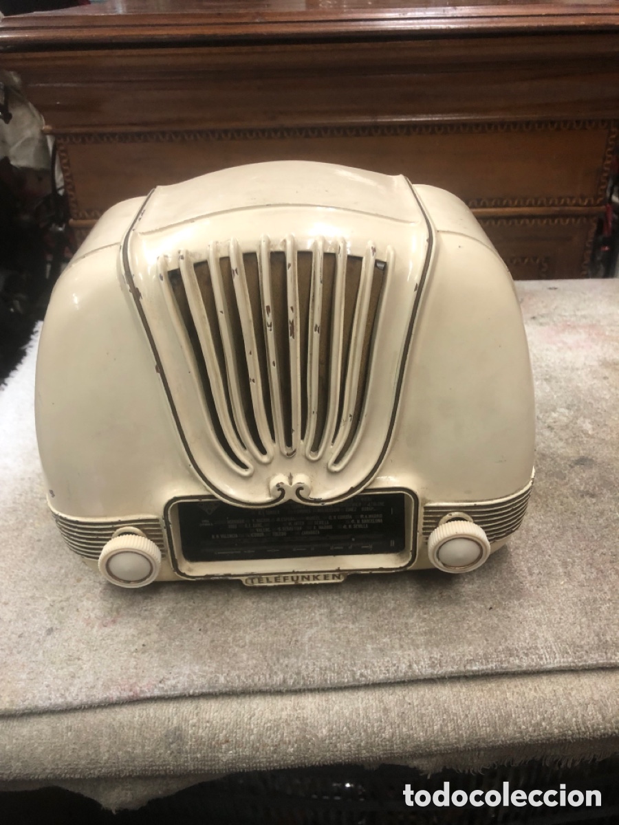 Radios de v&aacute;lvulas: Radio telefunken modelo cari&ntilde;o - Foto 1