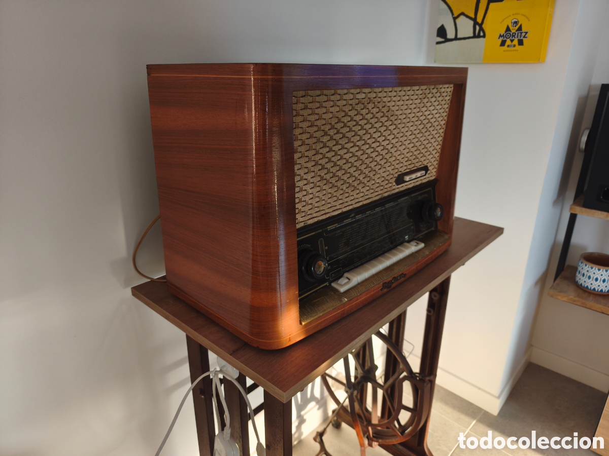 Radios de v&aacute;lvulas: Radio RESONAR 9549 SUIZA. Funcionando - Foto 4