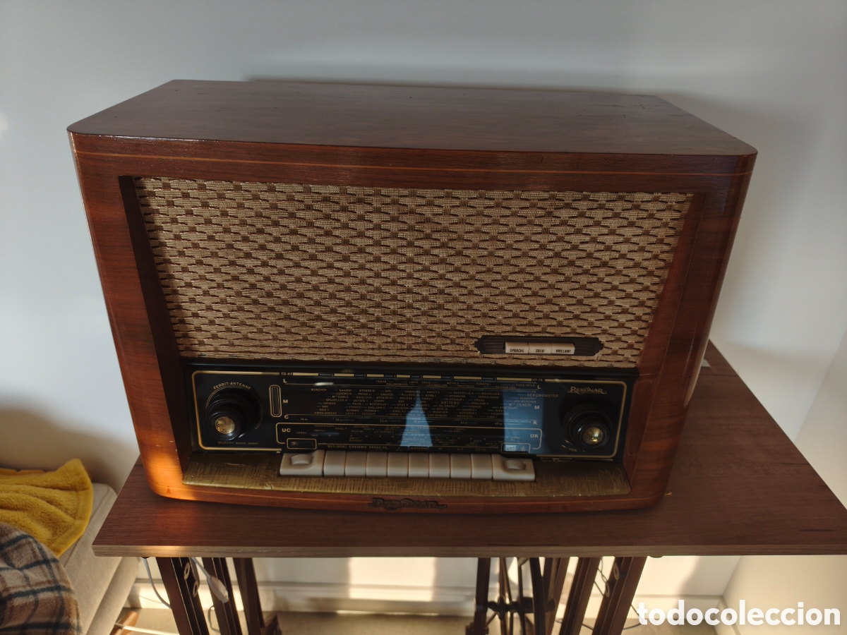 Radios de v&aacute;lvulas: Radio RESONAR 9549 SUIZA. Funcionando - Foto 1