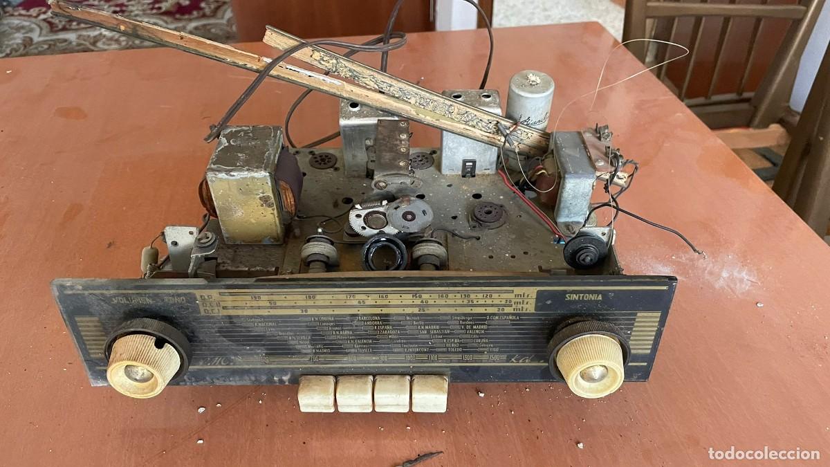 Radios de v&aacute;lvulas: Chasis de Radio Marconi Espa&ntilde;ola AM-157 &ndash; Para Recambios o Proyecto Custom (A&ntilde;os 50)