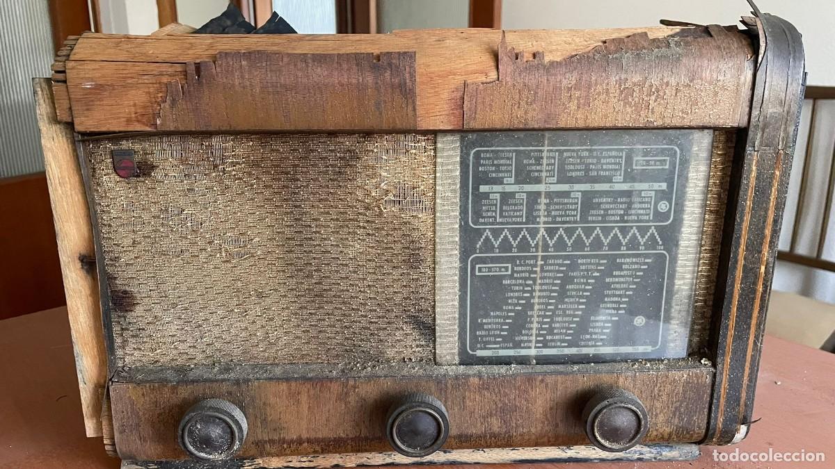 Radios de v&aacute;lvulas: Antigua Radio Philips BE-362-A &ndash; Joya de Colecci&oacute;n con V&aacute;lvulas Originales (A&ntilde;os 40)