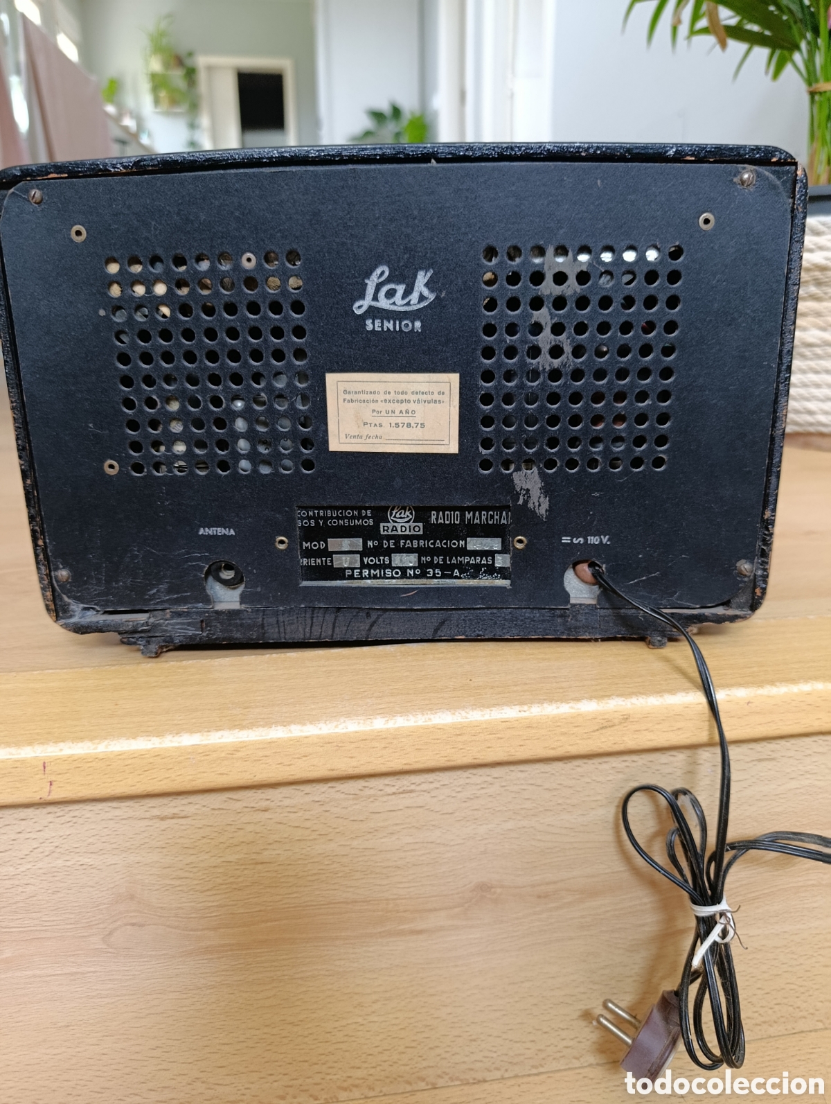 Radios de v&aacute;lvulas: Radio vintage Lak modelo Senior - Foto 2