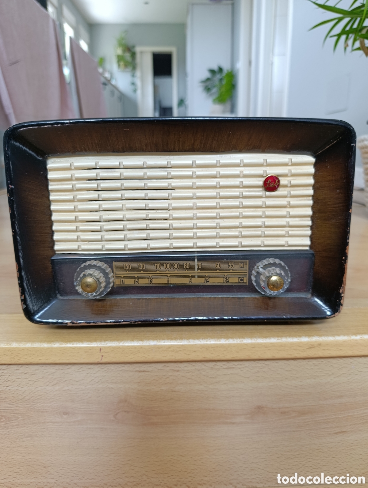 Radios de v&aacute;lvulas: Radio vintage Lak modelo Senior