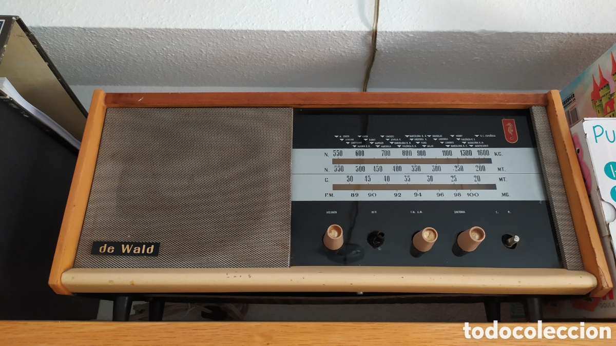 Radios de v&aacute;lvulas: Radio Antigua marca de Wald