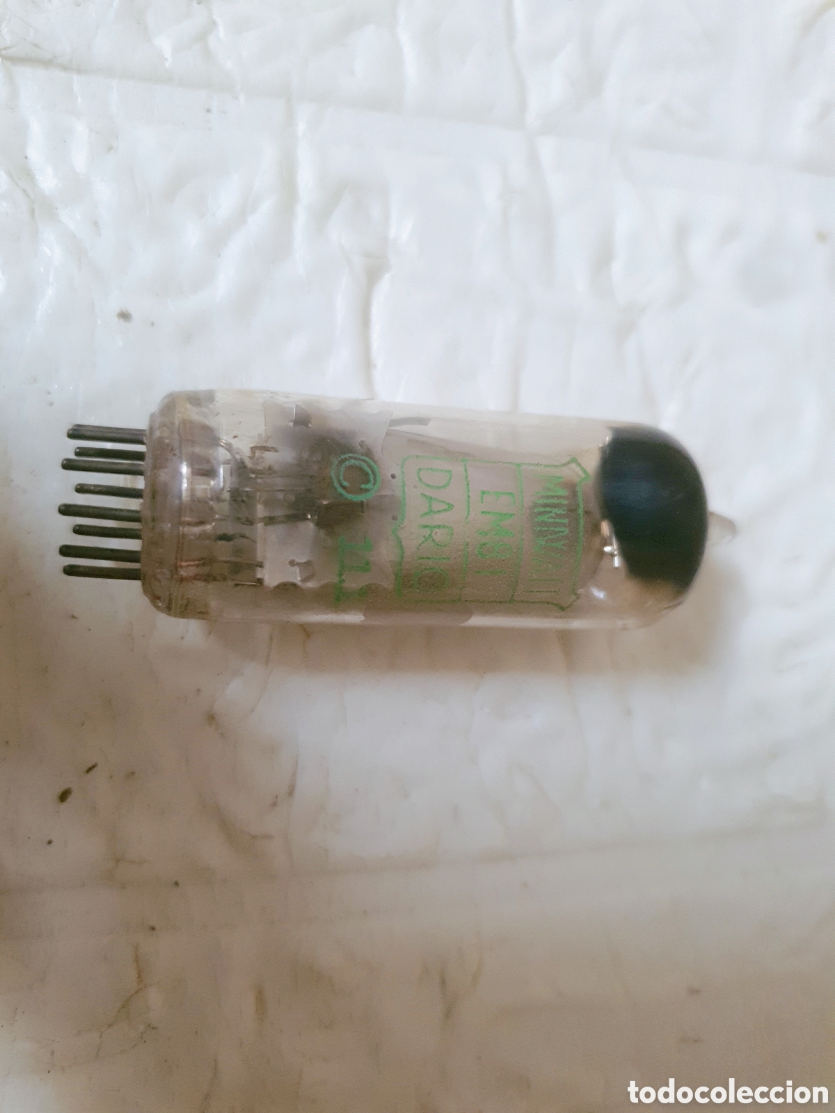 Radios de v&aacute;lvulas: V&Aacute;LVULA OJO M&Aacute;GICO EM81 MINIWATT DARIO TUBO VACIO RADIO ANTIGUA V&Aacute;LVULAS LAMPARAS TV VALVE TUBE