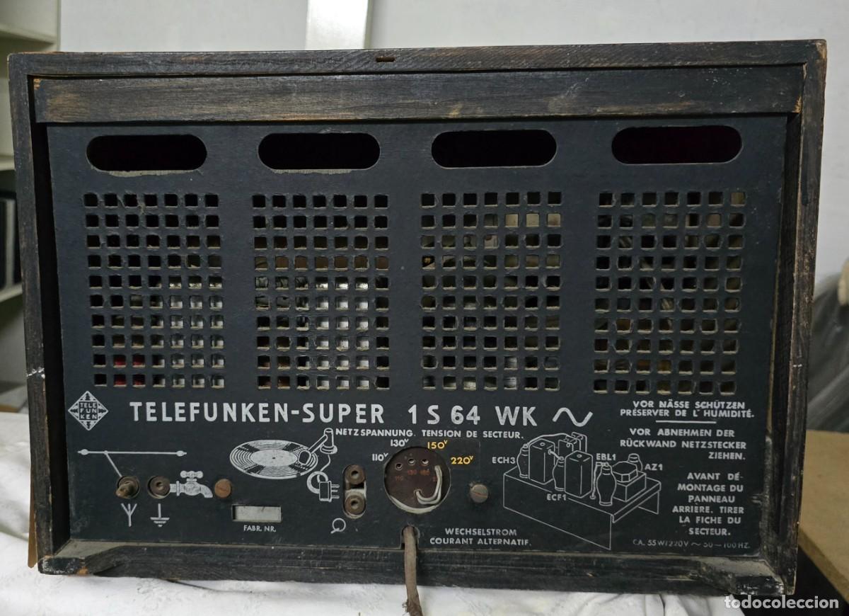 Radios de v&aacute;lvulas: RADIO V&Aacute;LVULAS TELEFUNKEN - Foto 2