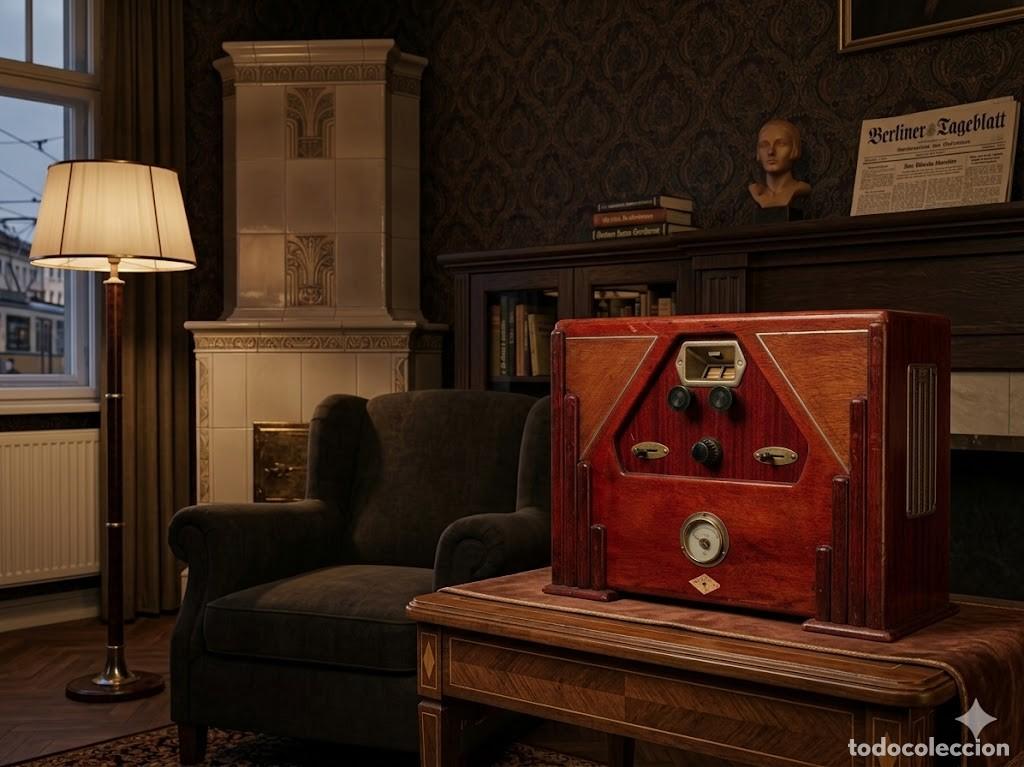 Radios de v&aacute;lvulas: Radio muy Antigua y rara..ver fotos y descripci&oacute;n...