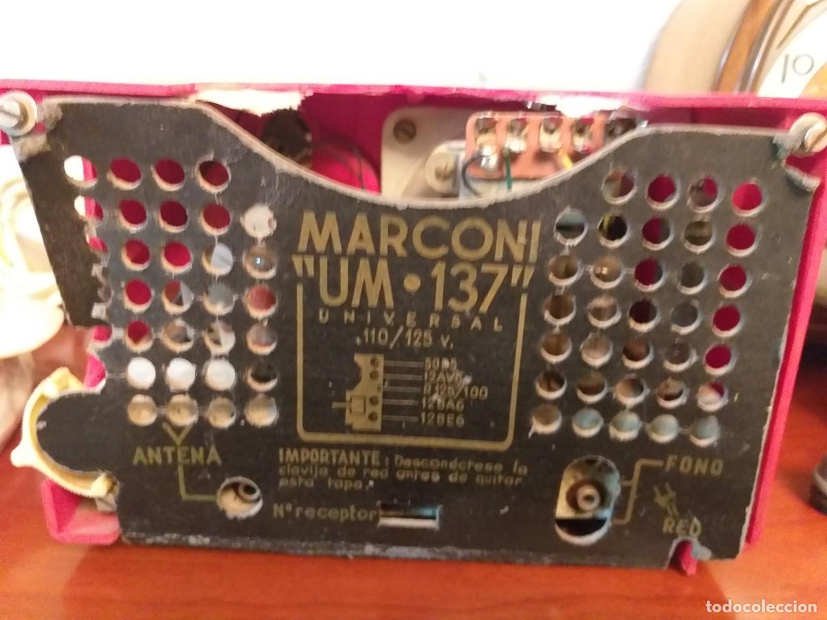 Radios de v&aacute;lvulas: radio marconi um 137 - Foto 4