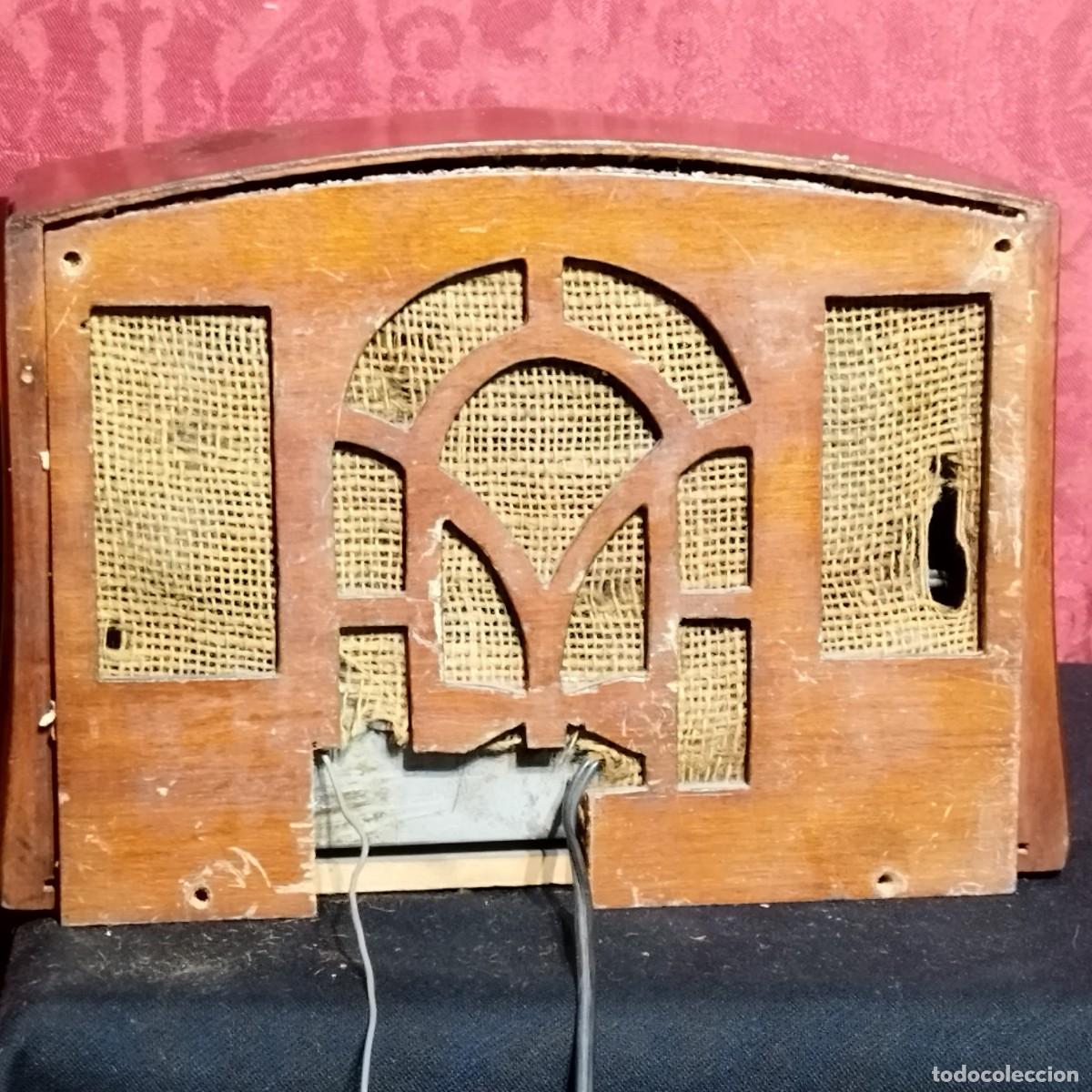 Radios de v&aacute;lvulas: RADIO MADERA EPOCA ART DECO - DETROLA - - Foto 10