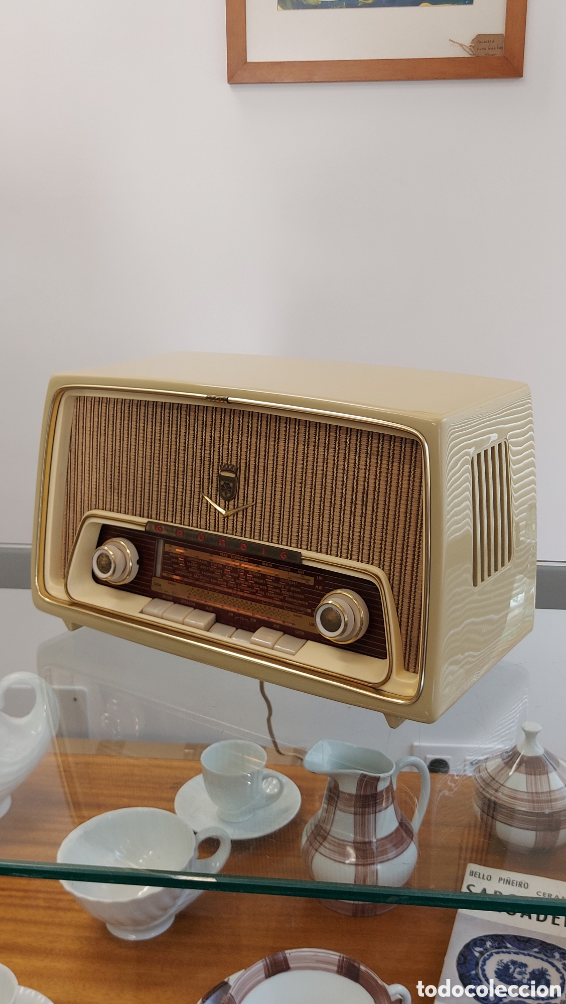 Radios de v&aacute;lvulas: Radio Grundig type 97 a&ntilde;o 1959
