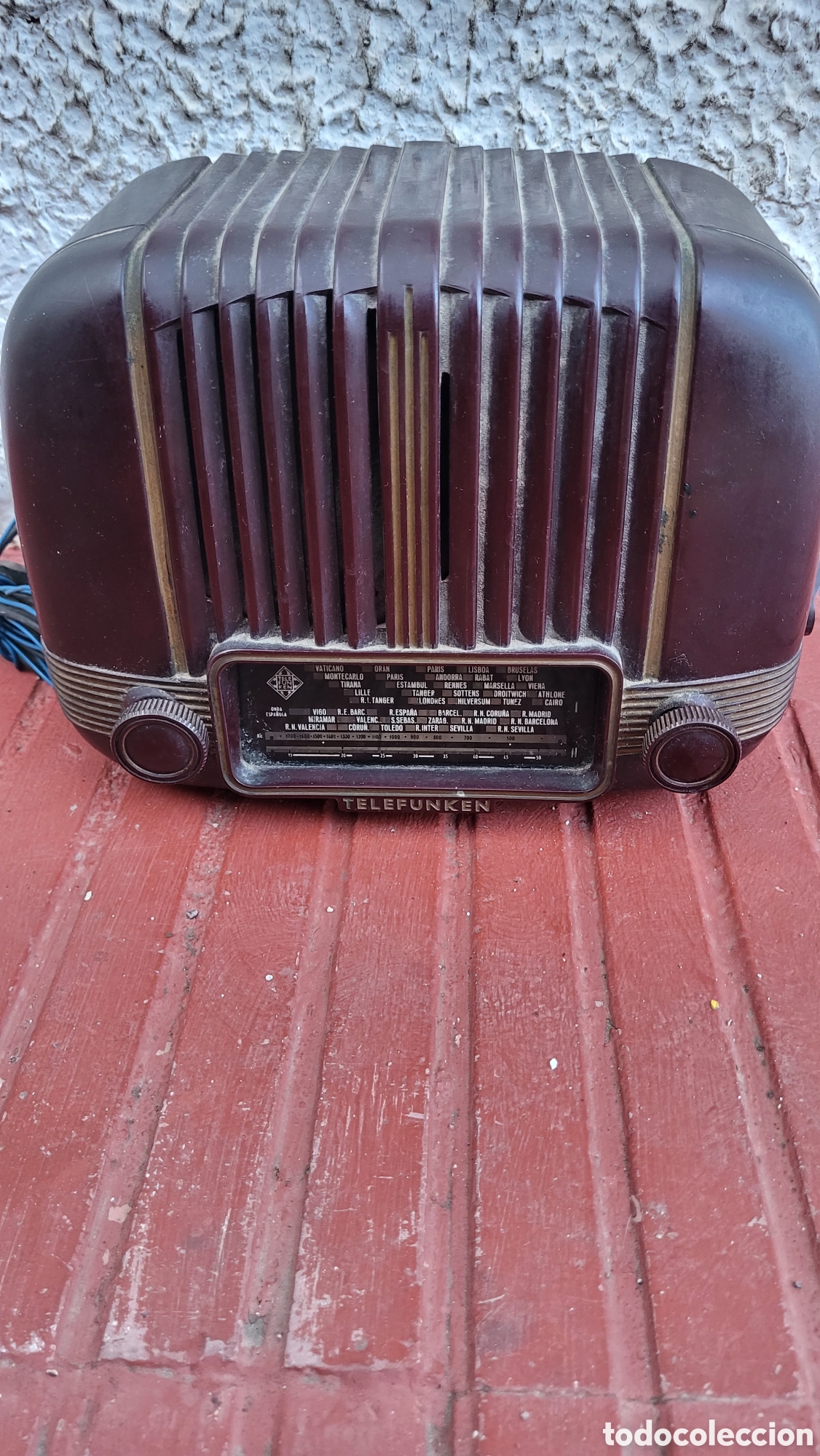 Radios de v&aacute;lvulas: Antigua radio Telefunken &rdquo;Pachito&rdquo;