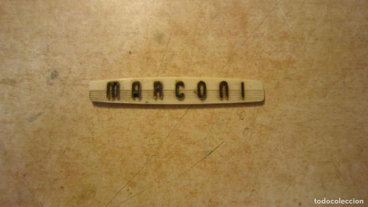 Radios &agrave; lampes: EMBLEMA RADIO MARCONI