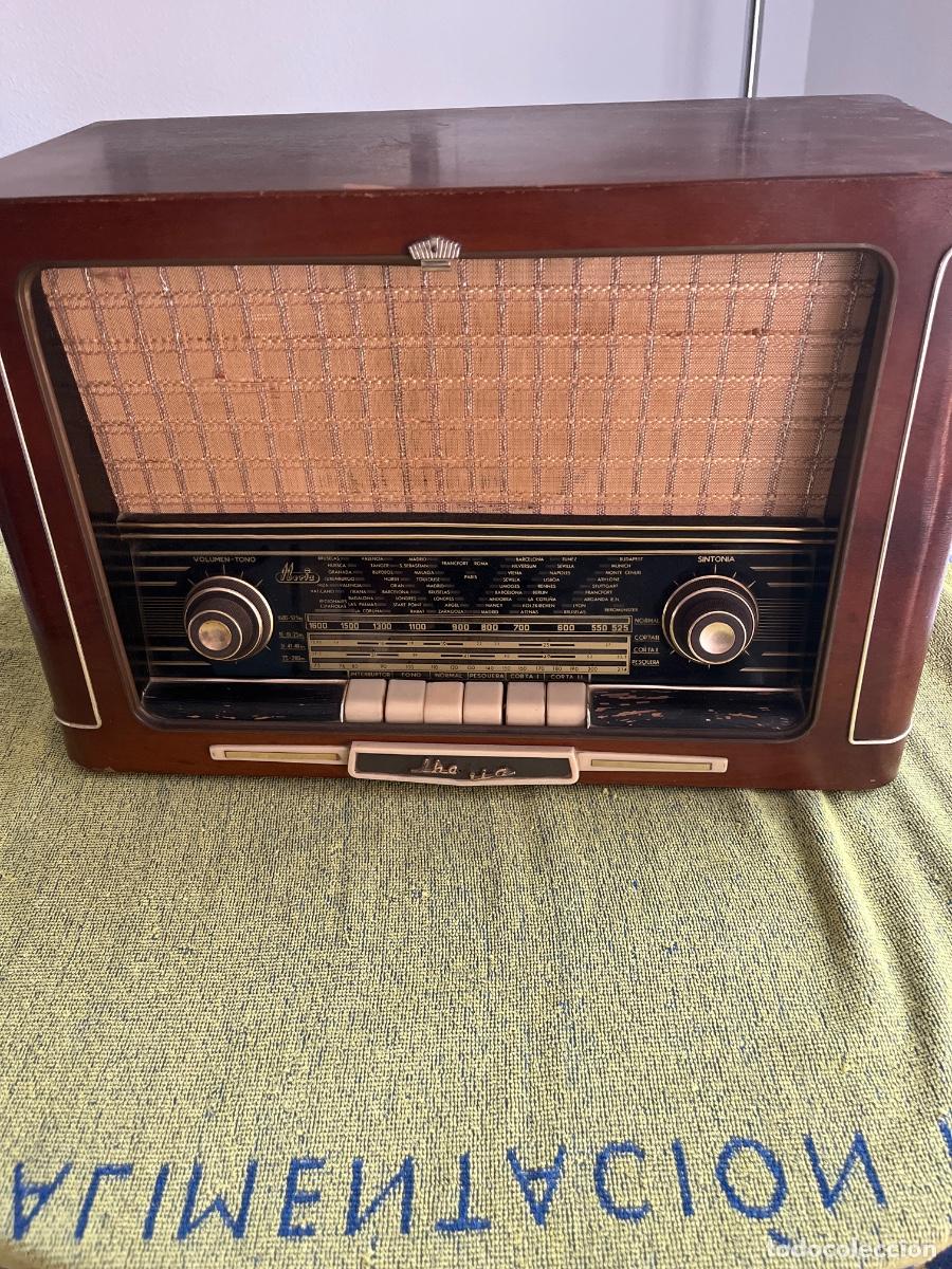 Radios &agrave; lampes: Antigua Iberia Radio Z-528 completa.
