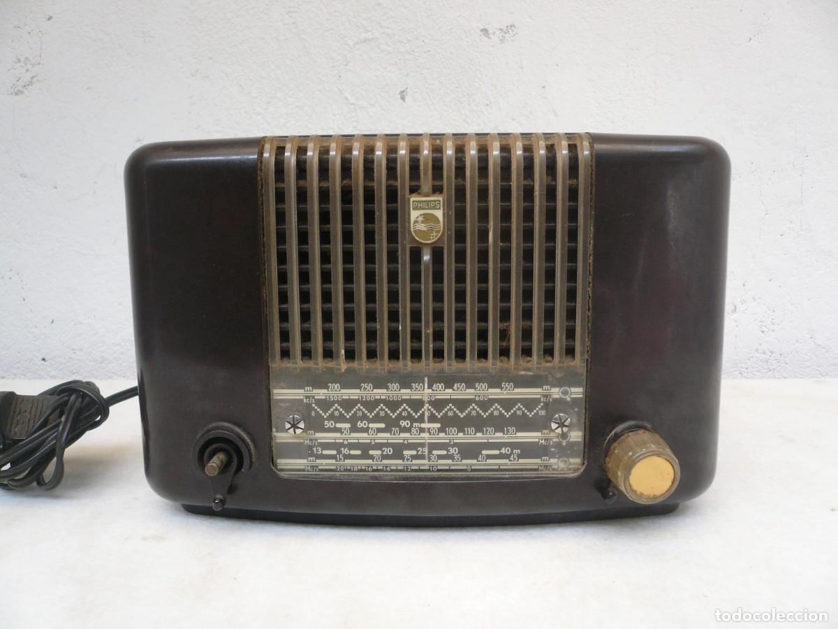 Radios &agrave; lampes: RADIO ANTIGUA DE V&Aacute;LVULAS. PHILIPS BX316U