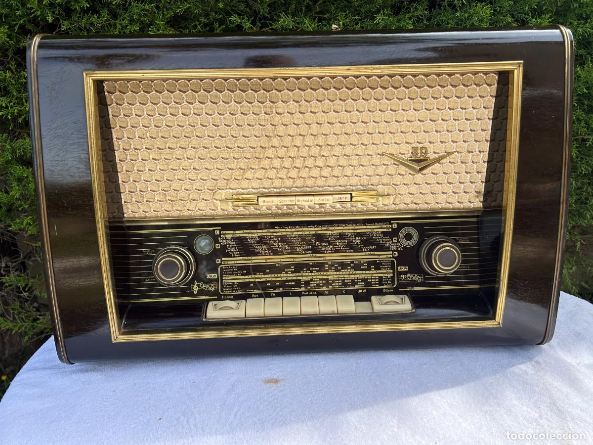 Radios de v&aacute;lvulas: RADIO ANTIGUA NORDMENDE CARMEN 56 / FUNCIONANDO
