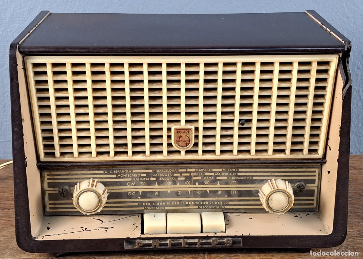 Radios de v&aacute;lvulas: Radio de v&aacute;lvulas Philips B2E 82U, no funciona