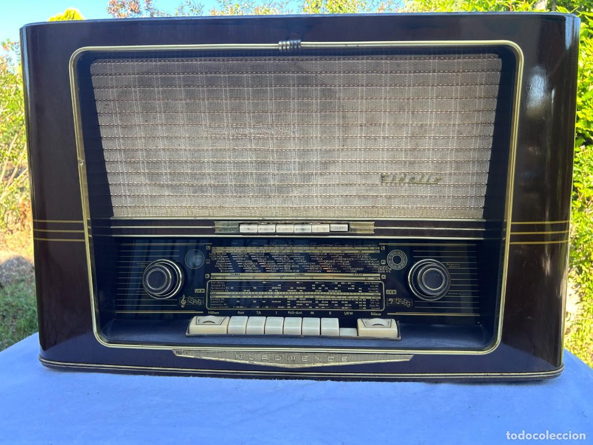 Radios de v&aacute;lvulas: RADIO ANTIGUA NORDMENDE FIDELIO 57 3D / FUNCIONANDO / VER DESCRIPCION