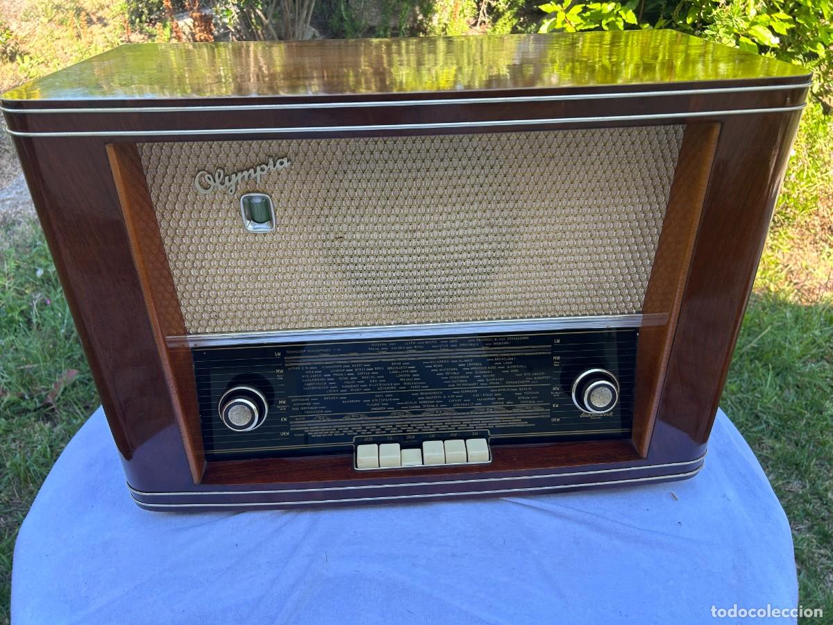 Radios de v&aacute;lvulas: RADIO ANTIGUA SACHSENWERK OLYMPIA 573W / FUNCIONANDO