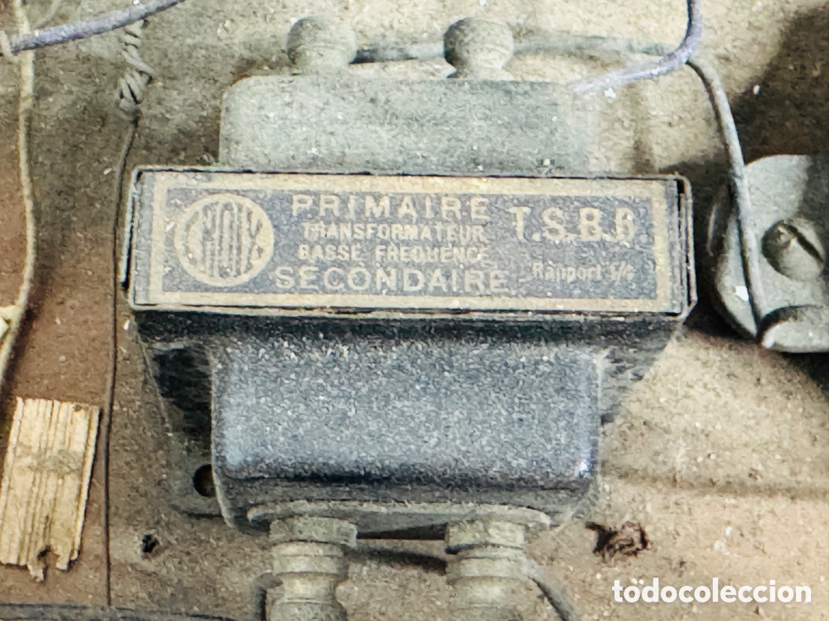 Radios de v&aacute;lvulas: Radio antigua de v&aacute;lvulas estilo cofre, 1920 para restaurar - Foto 19