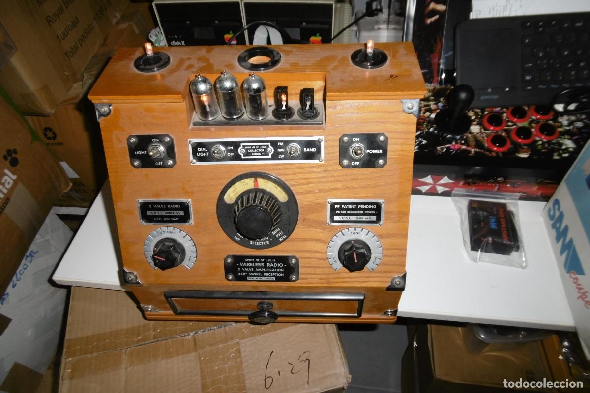 Radios de v&aacute;lvulas: RADIO REPRODUCI&Oacute;N SPIRIT OF ST. LOUIS - COLLECTOR SERIES. FUNCIONANDO