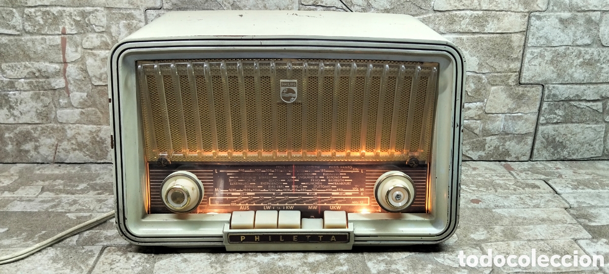 Radios de v&aacute;lvulas: Radio Philips Philetta