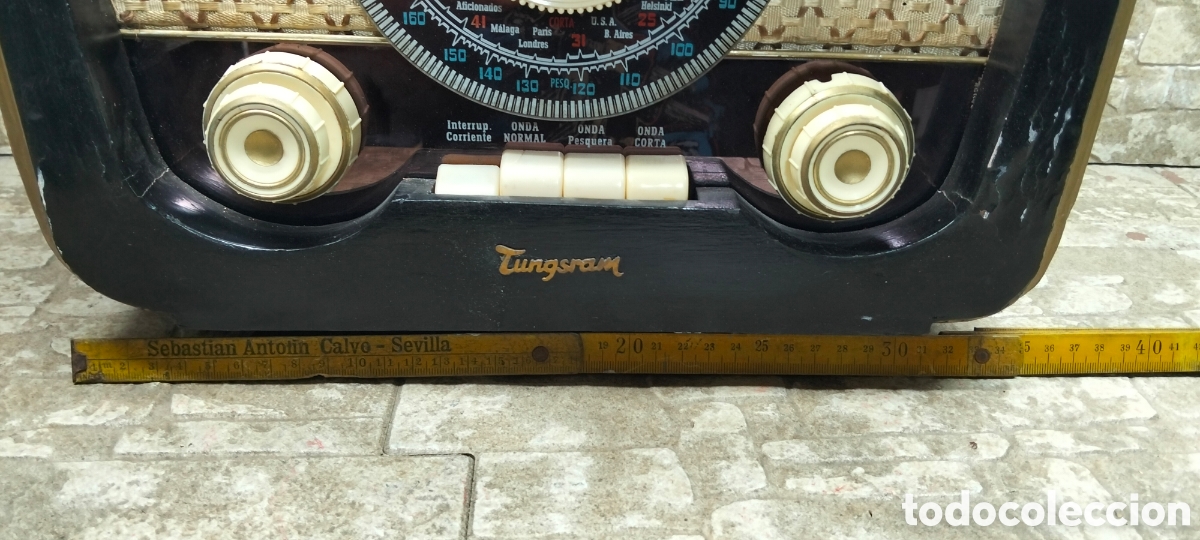 Radios de v&aacute;lvulas: Radio espa&ntilde;ola Tumsgram - Foto 2
