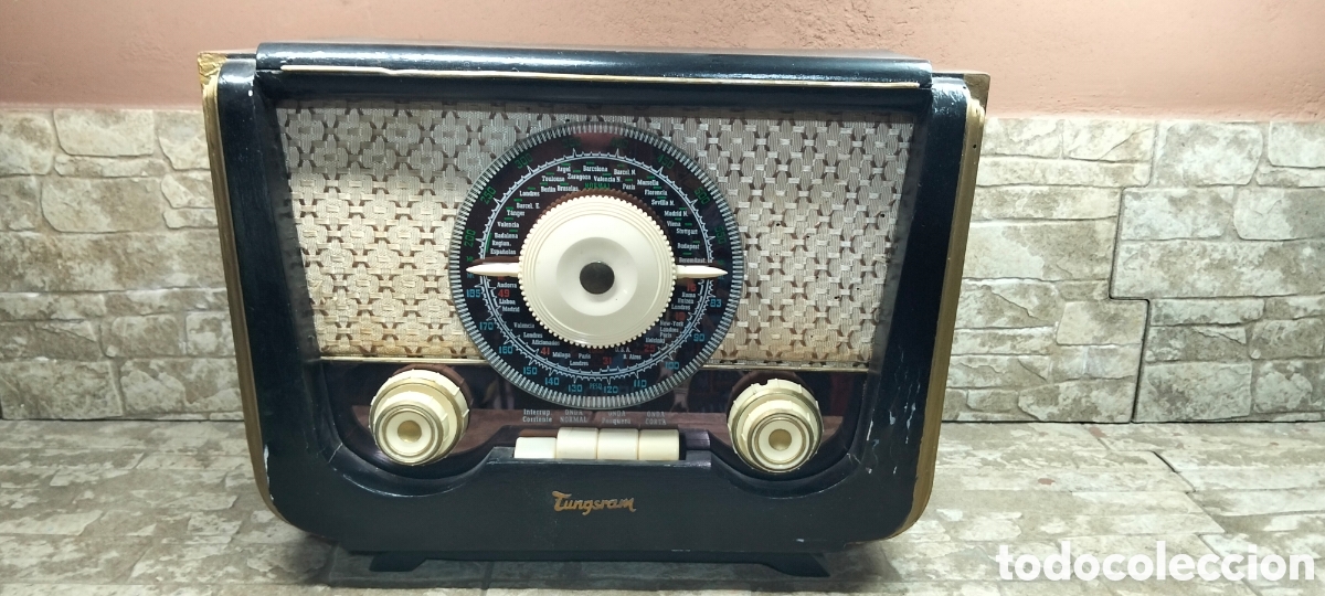 Radios de v&aacute;lvulas: Radio espa&ntilde;ola Tumsgram - Foto 1