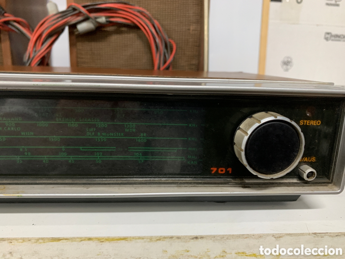 Radios de v&aacute;lvulas: Radio Philips 701 a&ntilde;os 70 - Foto 3