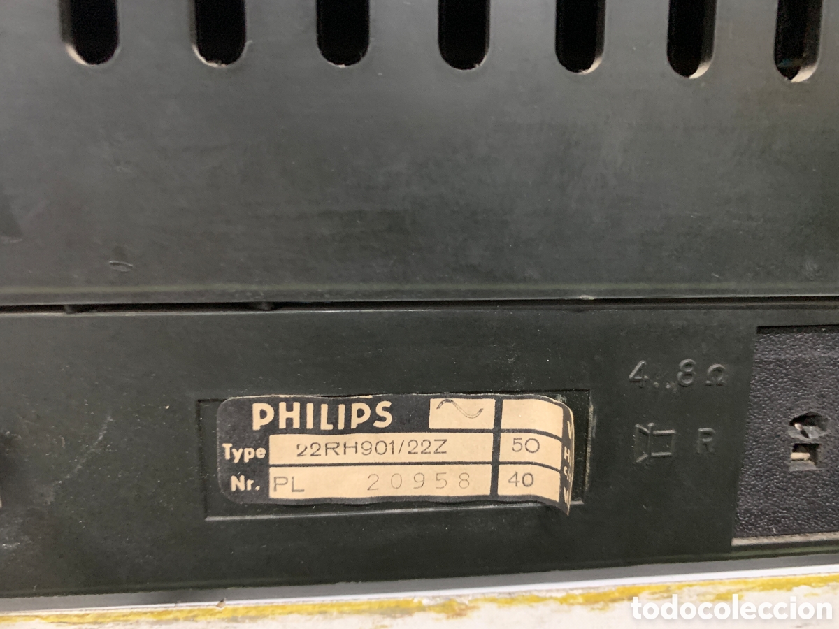 Radios de v&aacute;lvulas: Radio Philips 701 a&ntilde;os 70 - Foto 4