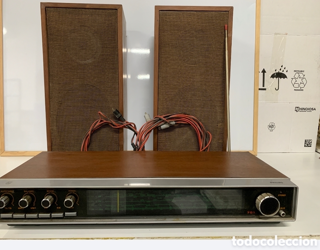 Radios de v&aacute;lvulas: Radio Philips 701 a&ntilde;os 70 - Foto 1
